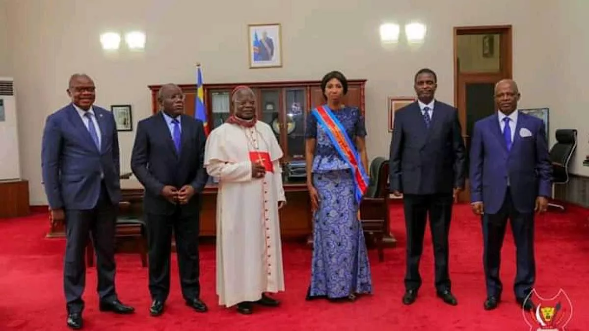 RDC : “C’est avec immense plaisir que j’ai reçu ce jour, au palais du peuple, mes estimes prédécesseurs au perchoir de l’Assemblée nationale” (Jeannine Mabunda)