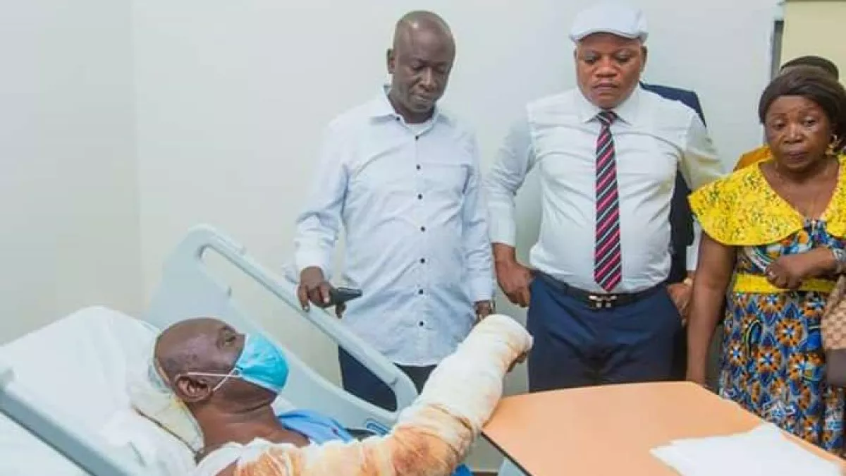 RDC – manifestation UDPS : JM Kabund et A. Kabuya ont visité les combattants brûlés