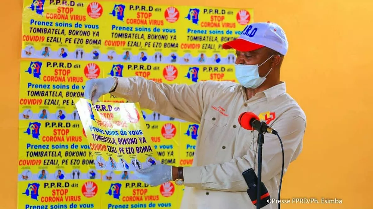 Covid-19 à Kinshasa : le PPRD lance officiellement la campagne de sensibilisation