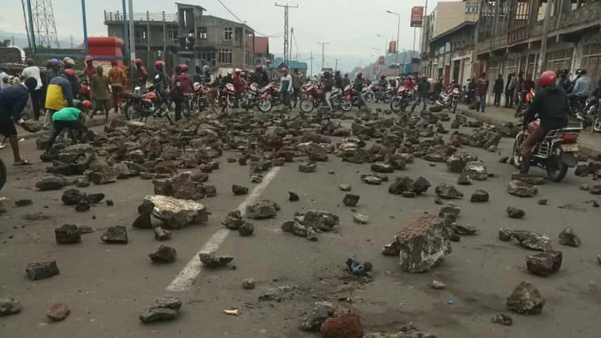 Goma : les jeunes en colère manifestent pour exiger la libération de Vital Kamerhe