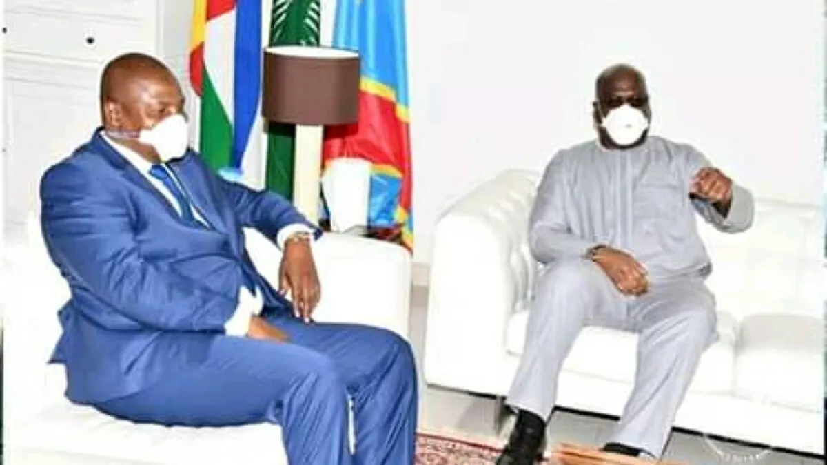 Le président de la RCA associé dans la lutte contre le coronavirus en RDC
