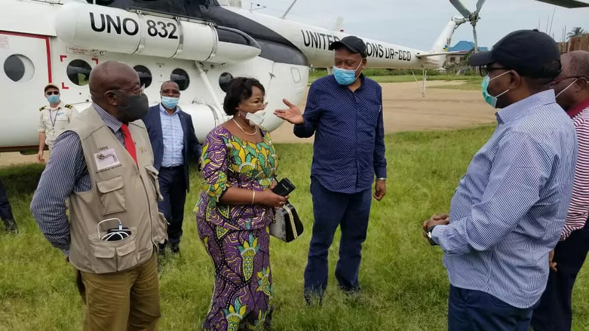 Catastrophe à Uvira : Conduite par Steve Mbikayi, la délégation gouvernementale s’imprègne d’énormes dégâts causés