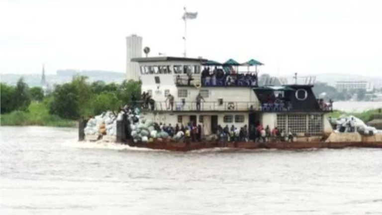 tanganyka naufrage fleuve congo