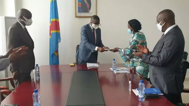 le ministre de l'Industrie, Julien Paluku