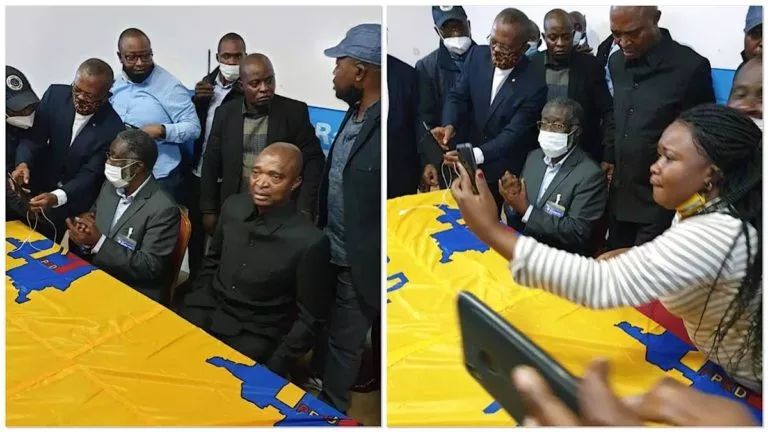 celestin tunda pprd siège arrestatoin