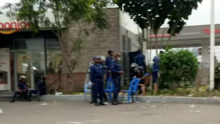 dispositif sécuritaire renforcer vers le point chaud du boulevard Kimbuta