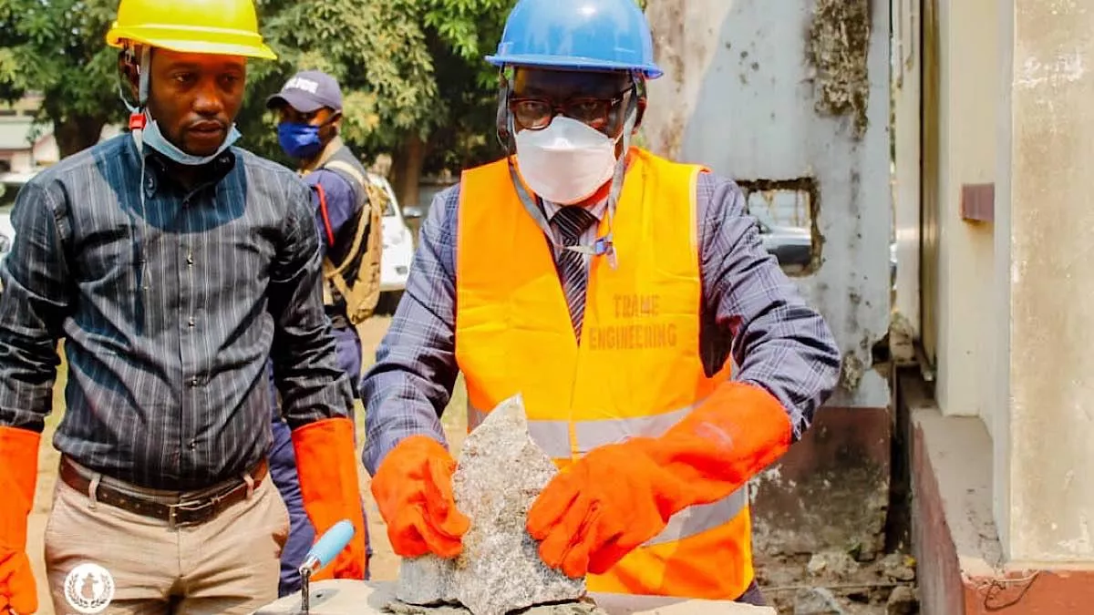 Kasaï Central : le Gouverneur a.i lance les travaux de construction du nouveau bâtiment de la DGM/Kananga