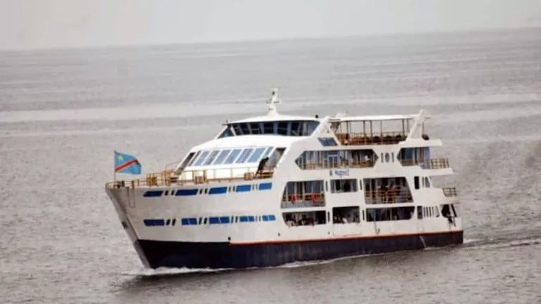 Bateau trafic lacustre entre Goma et Bukavu