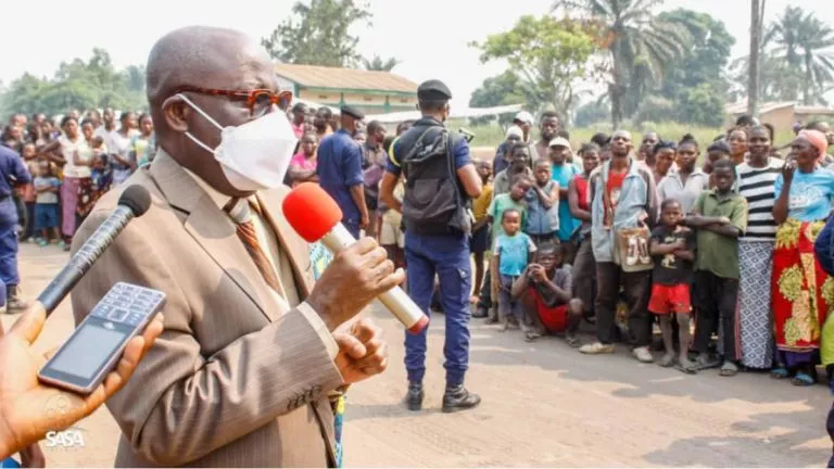 Kasaï Central retournés d'Angola