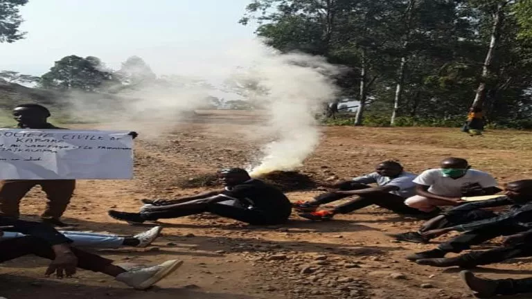 société civile en sit-in à l'IITA