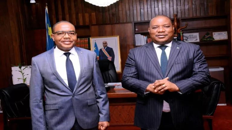 Claude Nyamugabo et Theo Ngwabidje