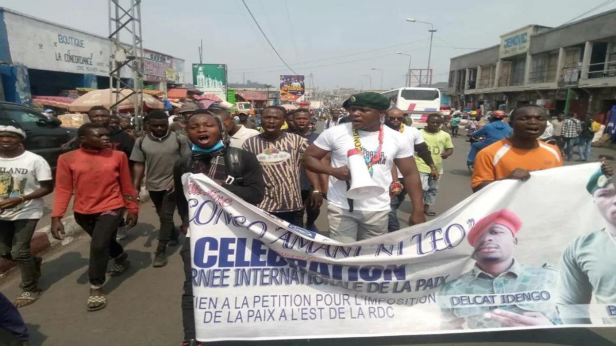 Journée internationale de la paix : des mouvements des “artistes engagés” dans la rue à Goma pour protester contre l’insécurité
