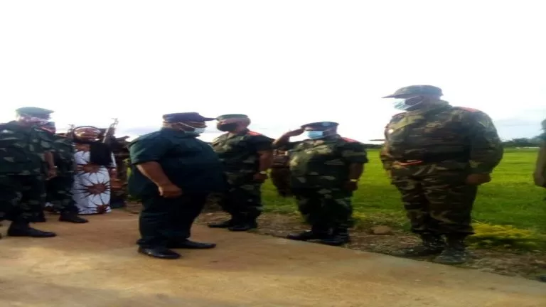 le ministre de défense nationale à Beni