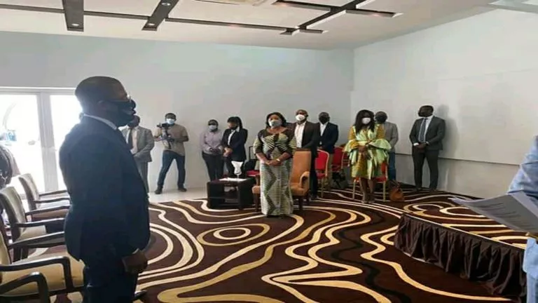 Denise Nyakeru Tshisekedi donne le go du 9e congrès de l'UNPC