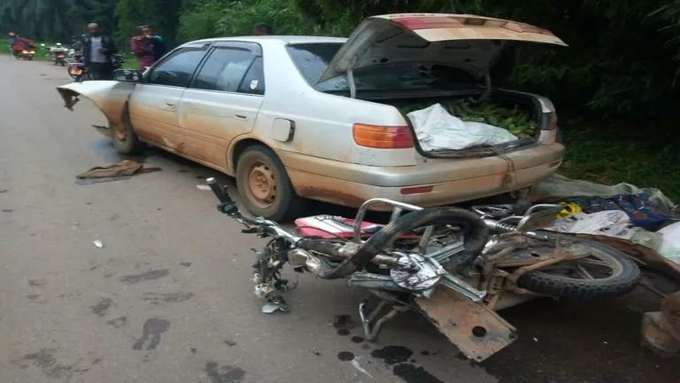 accident de circulation à Boikene