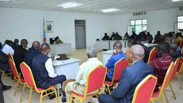 Les représentants des deux communautés Les Nande et les Hutu