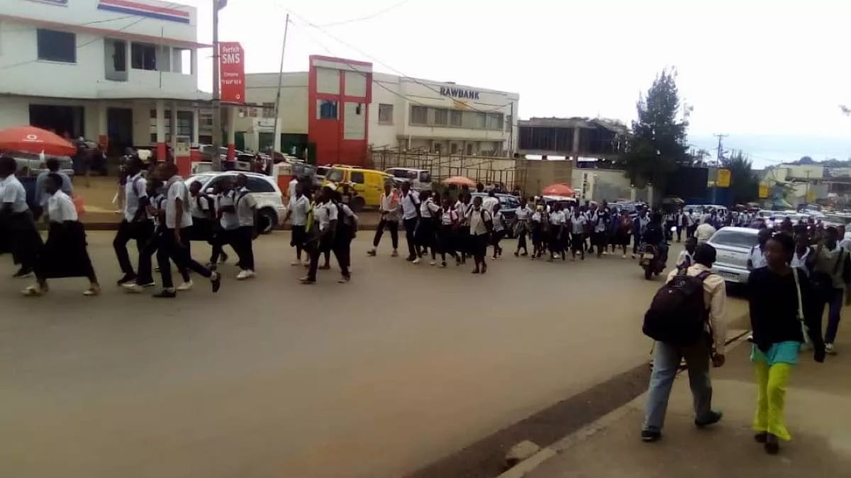 Bukavu : Des écoliers dans la rue pour revendiquer l’effectivité de la rentrée scolaire