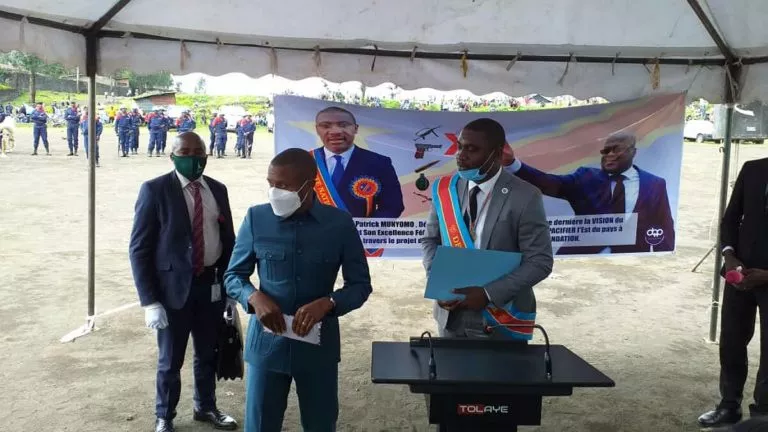 Patrick Munyomo et gouverneur du nord kivu