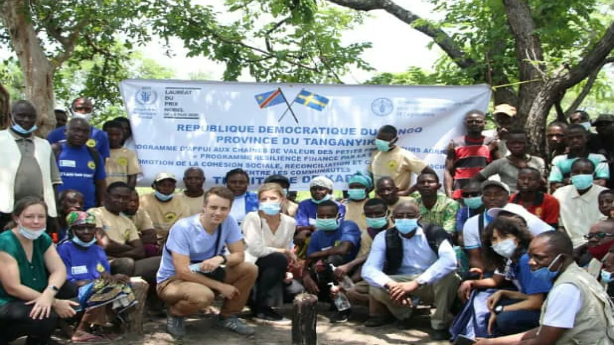 RDC : la Suède a alloué 800 000 dollars au Tanganyika pour soutenir les exploitants agricoles