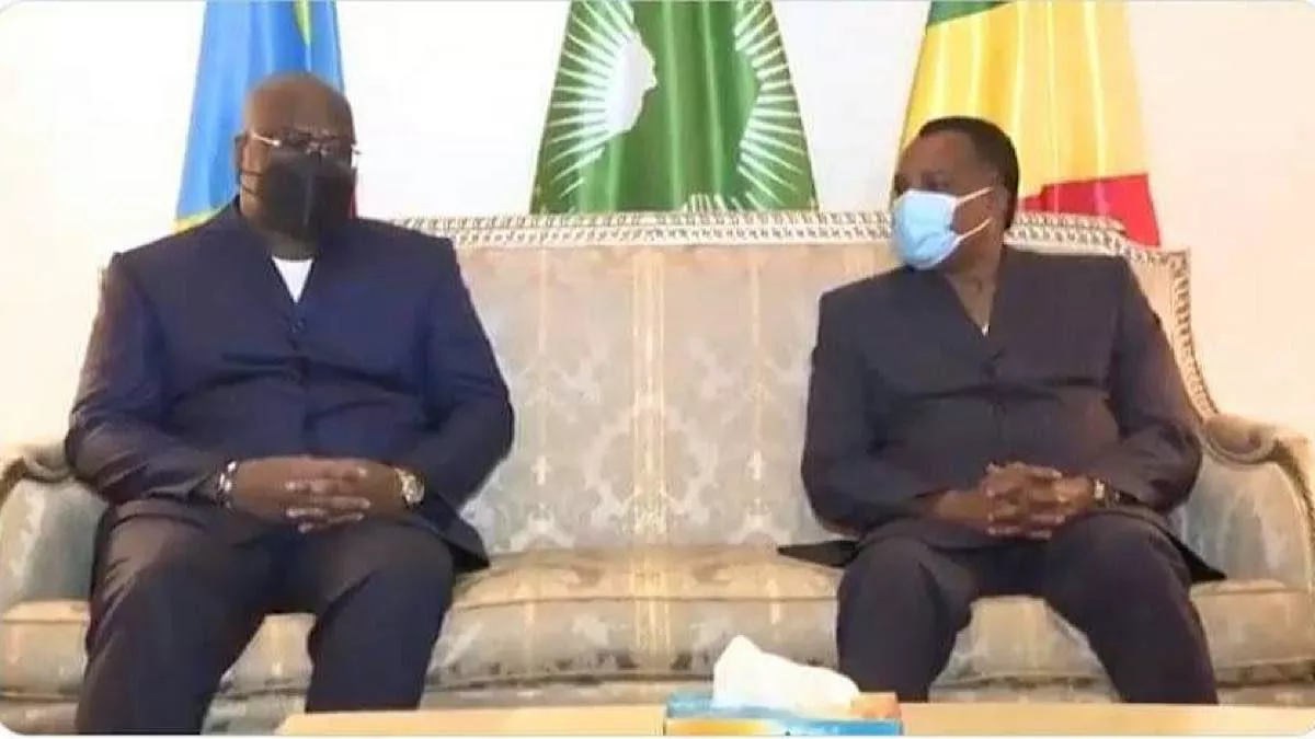 RDC : Le Chef de l’État Félix Tshisekedi est arrivé ce samedi 9 janvier à Oyo (Congo Brazzaville)