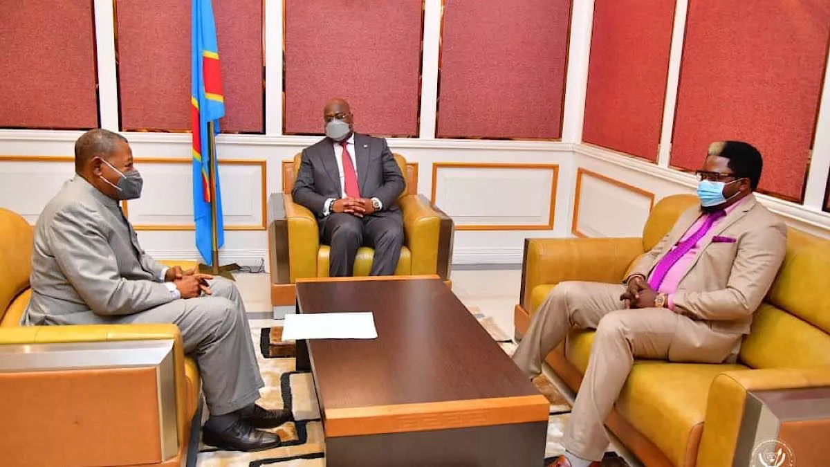 RDC-union sacrée : après sa rencontre avec Tshisekedi, Lambert Mende promet de donner sa position dans les prochains jours