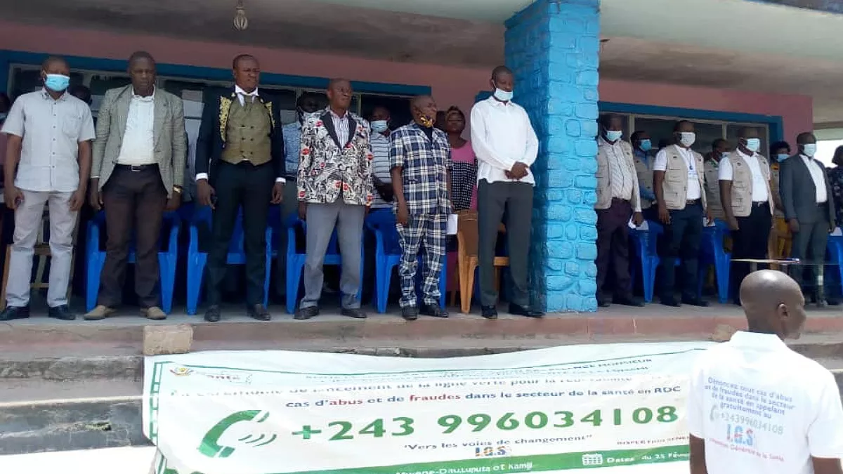 Mwene-ditu : lancement officiel de la ligne verte pour la redevabilité et la dénonciation des cas d’abus et fraude dans le secteur de la santé