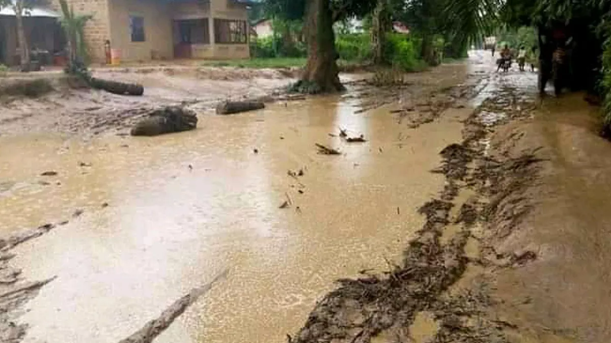 Mwene-Ditu : d’énormes dégâts matériels et des pertes en vies humaines enregistrés après une forte pluie abattue ce lundi