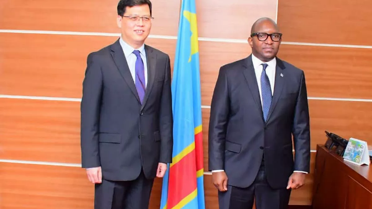 RDC : l’état d’avancement de grands de la coopération sino-congolaise entre Zhu Jing et Sama Lukonde