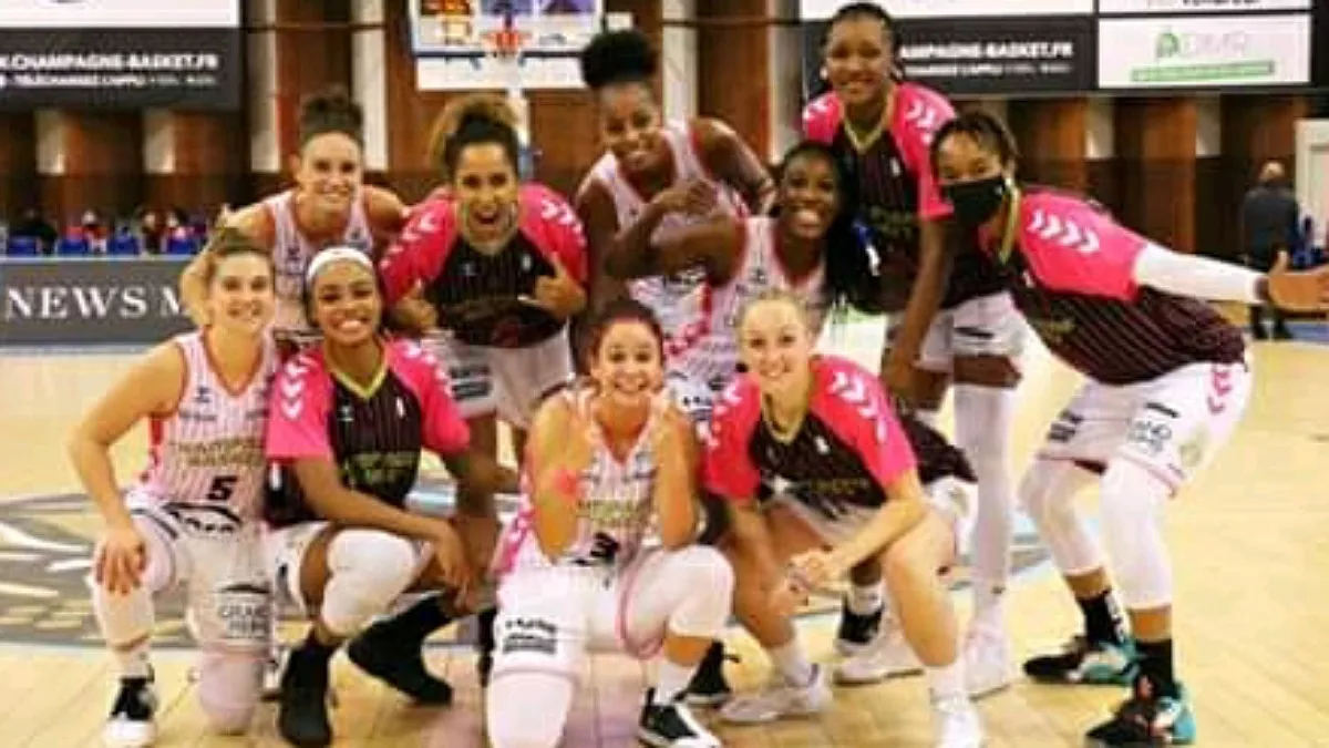 Basket-Ball – Ligue Féminine : Ginette Mfutila et son Club de Champagne Basket club ont assuré leur place sur le podium