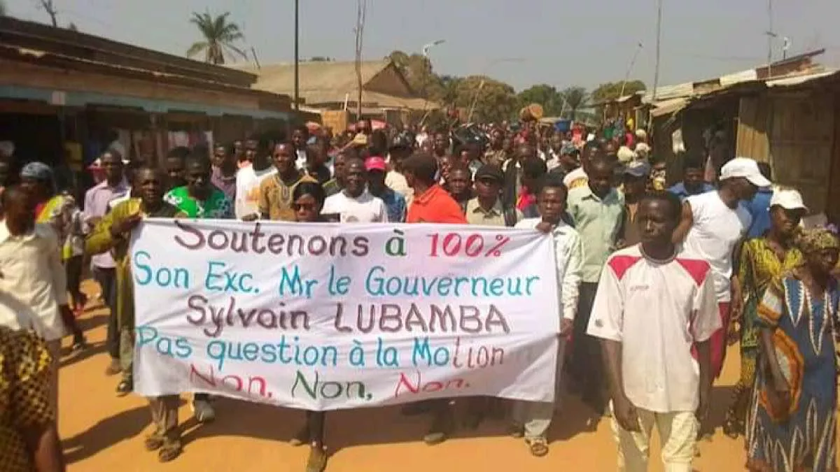 Lomami : à Mwene-ditu, l’UDPS dans la rue pour dire “non” à l’attaque de l’Assemblée provinciale