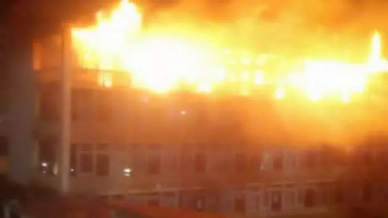 campus de L'ISP de Bukavu en feu