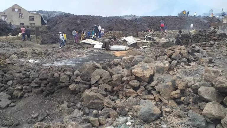 Éruption volcanique à Goma