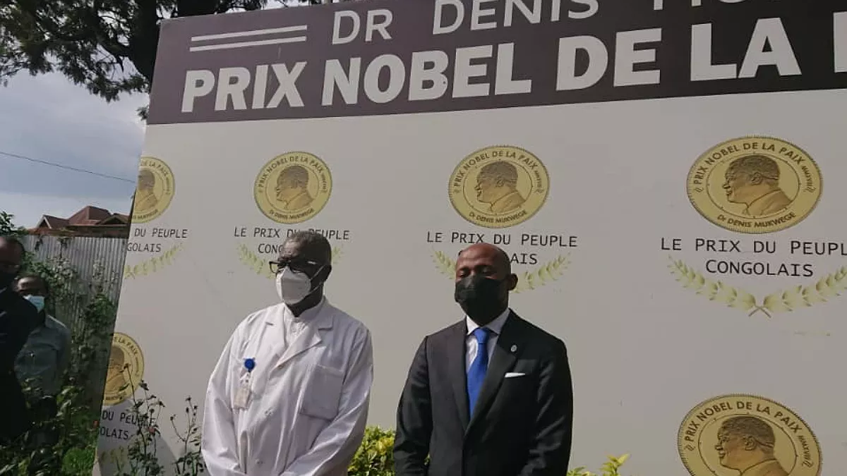 RDC : Le Ministre Muyaya salue le travail du Dr Mukwege dans la lutte contre les violences sexuelles