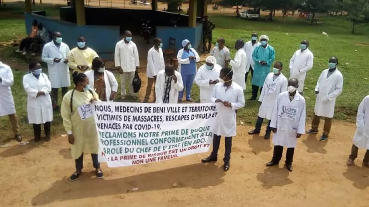 Beni : les médecins membres du SYNAMED déclenchent une grève avec service minimum pour réclamer l’amélioration de leurs conditions de vie