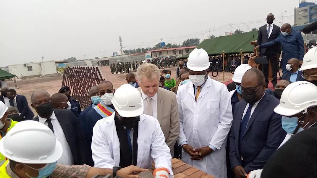 RDC : pose de la 1ère pierre par le premier ministre du nouveau bâtiment du ministère de la Défense