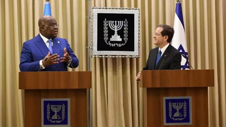 Tshisekedi et Isaac Herzog