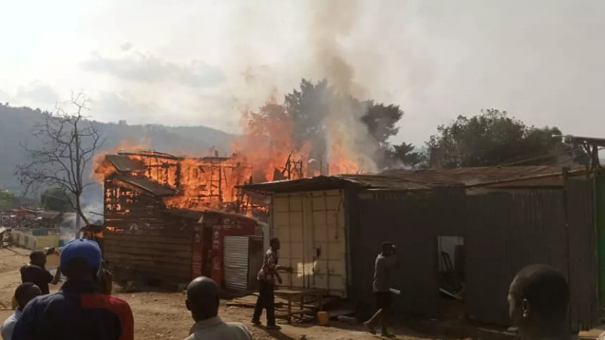 Bukavu : encore un incendie décime un hôtel et pousse à la destruction des maisons environnantes à Bagira
