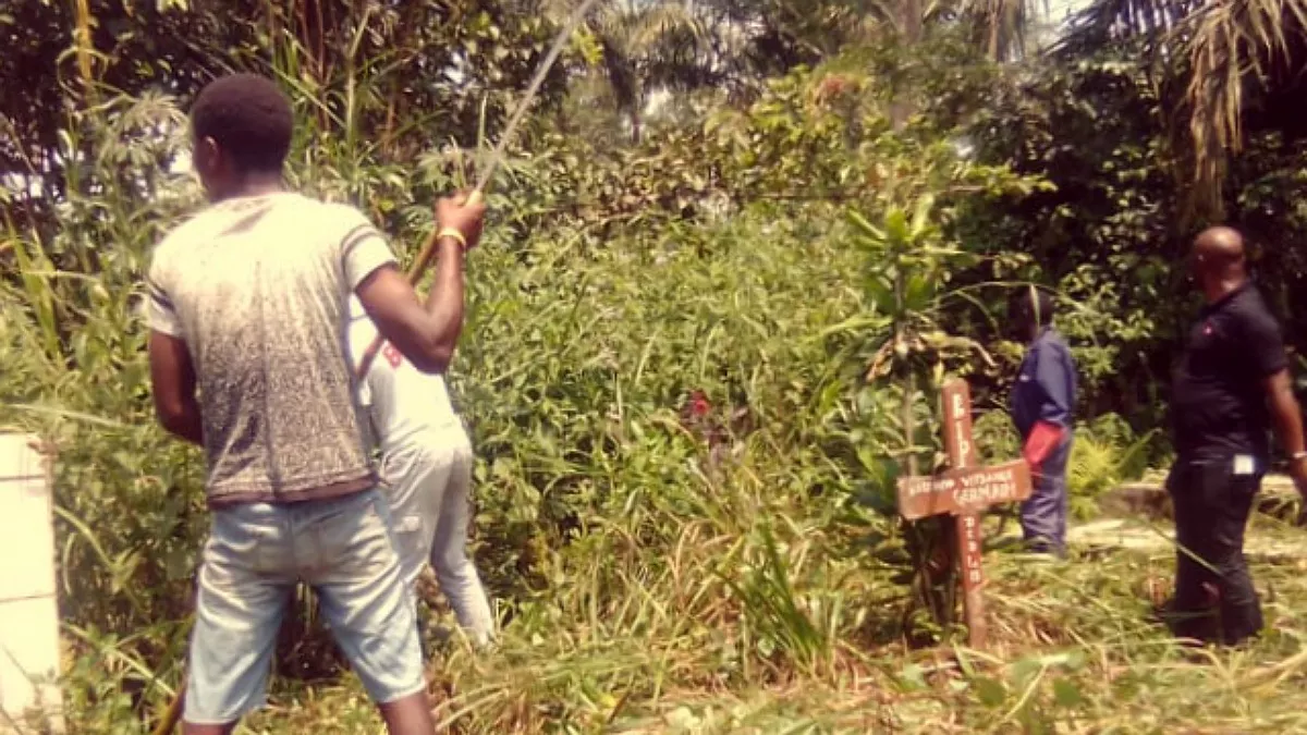 Beni : Des travaux communautaires organisés au cimetière de Masiani, en mémoire victimes du massacres du 15 octobre 2014