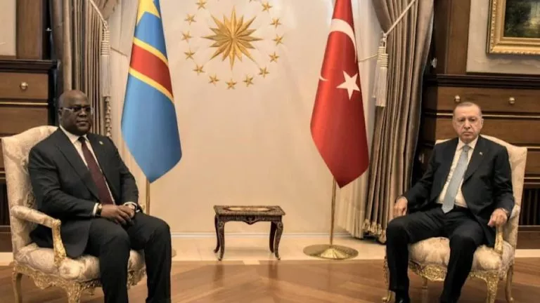 Félix Tshisekedi et Tayep Erdogan Turquie