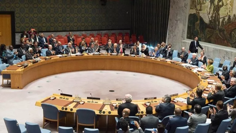 Des membres du conseil de sécurité de l'ONU