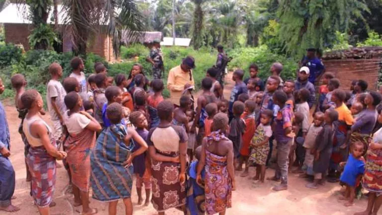 otages pygmées captivés par les ADF ont été libérés