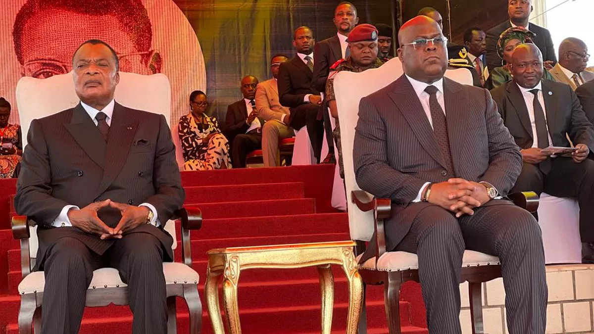 Kinshasa : Félix Tshisekedi et Denis Sassou assistent à la cérémonie d’inhumation de la dépouille de Lumumba