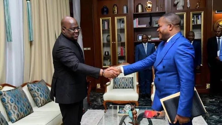 RDC Le chef de l'État a reçu le président de la Cour Constitutionnelle