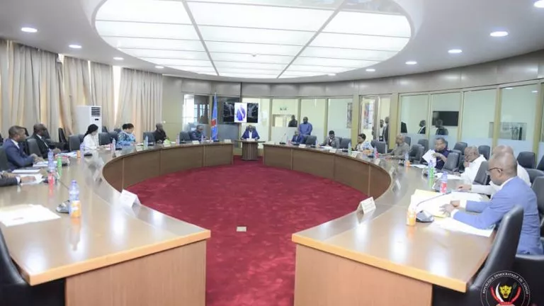 Sama Lukonde était en réunion avec le comité de pilotage des 9èmes jeux de la francophonie