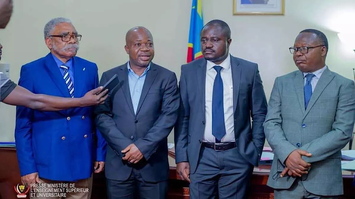 ESU : Muhindo Nzangi évalue l’accord de Bibwa avec les syndicalistes