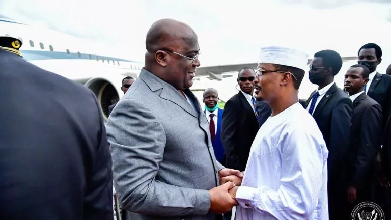 Mahamat Idriss Deby et Felix Tshisekedi