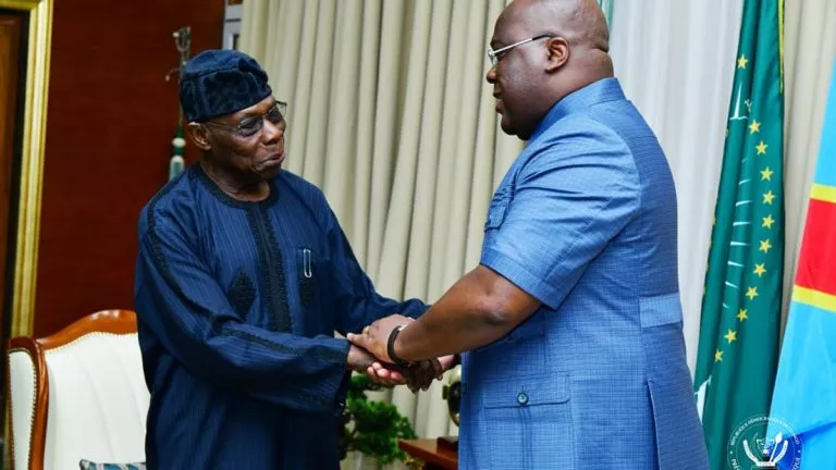 Félix Tshisekedi et Olusegun Obansanjo