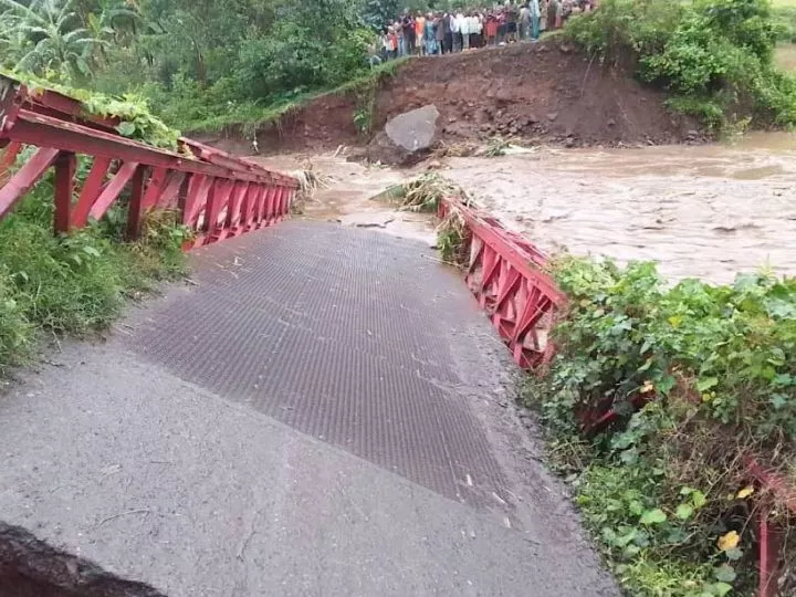 Sud-Kivu : Le trafic coupé sur la RN2 entre Bukavu et Goma après l’effondrement du pont Makelele
