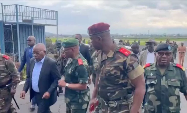 Nord-Kivu Le ministre de la Défense à Goma