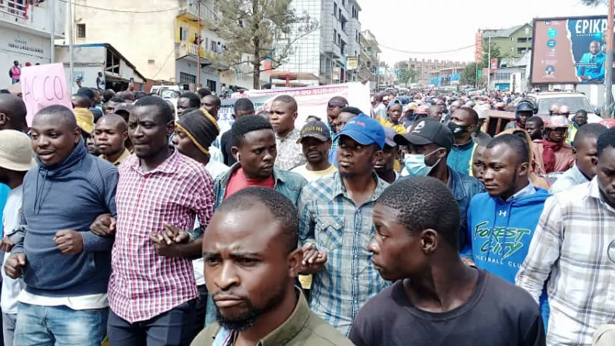 Guerre M23 : Début de la marche pacifique à Bukavu, toutes les activités paralysées